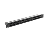 LANBERG Patch Panel 48 czarny PPU6-1048-B - 457383 - zdjęcie 2